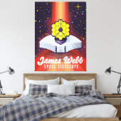 James Webb Space Telescope. Leinwanddruck (Insitu (Schlafzimmer))