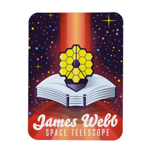 James Webb Space Telescope. Magnet (Vertikal)