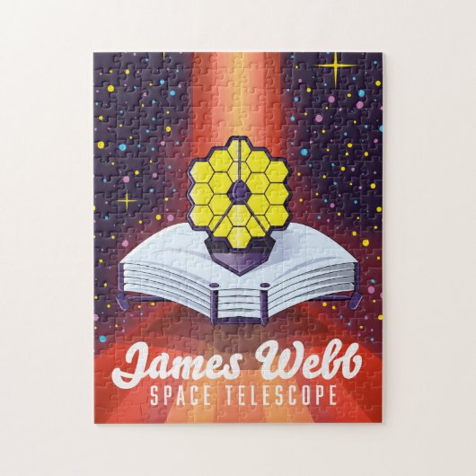 James Webb Space Telescope. Magnet Puzzle (Vertikal)