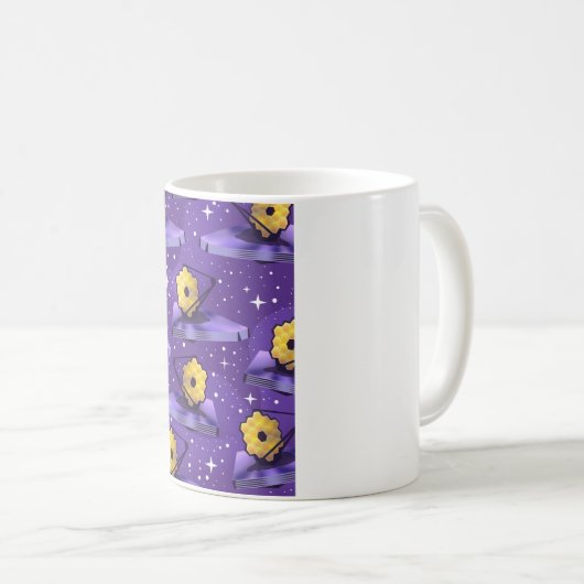 James Webb Space Telescope Muster Kaffeetasse (VorderseiteRechts)