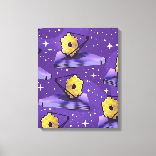 James Webb Space Telescope Muster Leinwanddruck (Vorderseite)