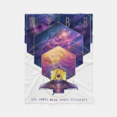 James Webb Space Telescope Poster. Fleecedecke (Vorderseite)