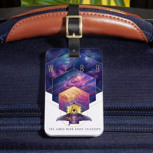 James Webb Space Telescope Poster. Gepäckanhänger (Vorderseite Insitu 2)