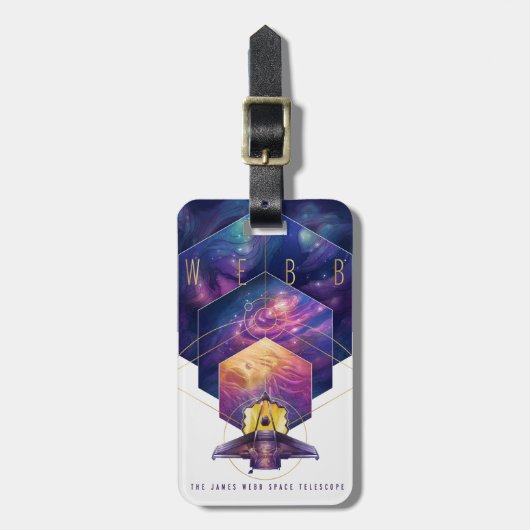 James Webb Space Telescope Poster. Gepäckanhänger (Vorderseite vertikal)