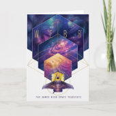 James Webb Space Telescope Poster. Karte (Vorderseite)