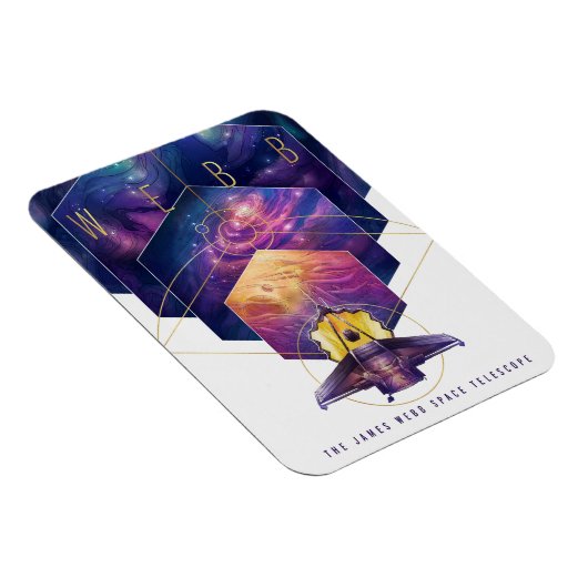 James Webb Space Telescope Poster. Magnet (Rechte Seite)