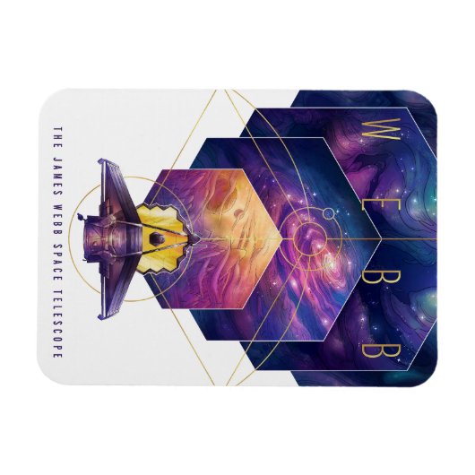 James Webb Space Telescope Poster. Magnet (Horizontal)