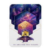 James Webb Space Telescope Poster. Magnet (Vertikal)