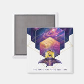 James Webb Space Telescope Poster. Magnet (Vorderseite/Rückseite)