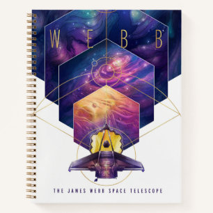 James Webb Space Telescope Poster. Notizblock