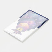 James Webb Space Telescope Poster. Post-it Klebezettel (angewinkelt)