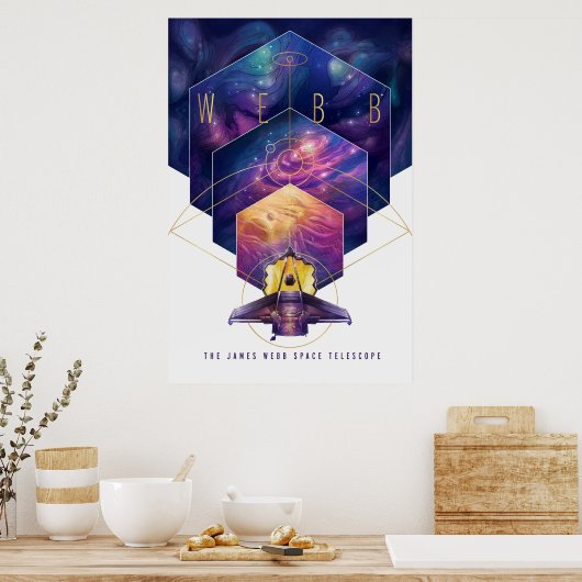 James Webb Space Telescope Poster. Poster (Küche)