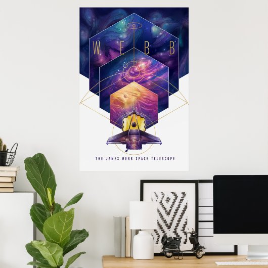 James Webb Space Telescope Poster. Poster (Heimbüro)