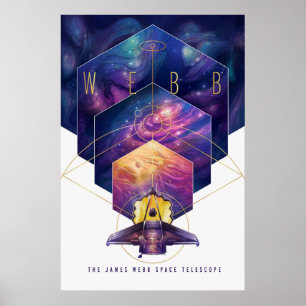 James Webb Space Telescope Poster. Poster