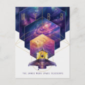 James Webb Space Telescope Poster. Postkarte (Vorderseite)