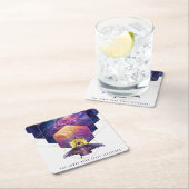 James Webb Space Telescope Poster. Rechteckiger Pappuntersetzer (Vor Ort)