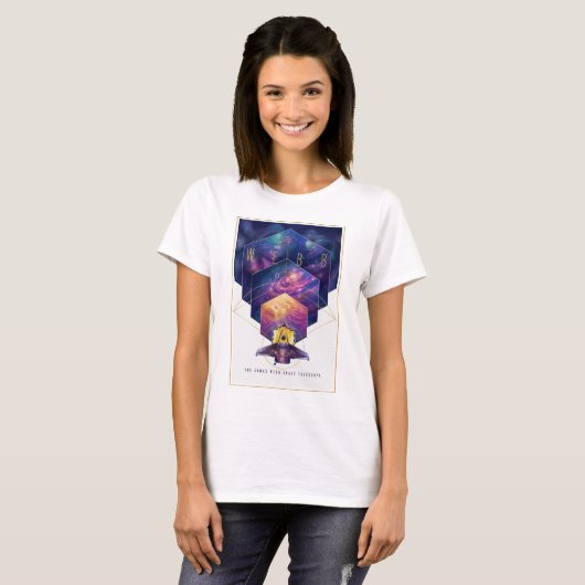 James Webb Space Telescope Poster. T-Shirt (Vorne ganz)