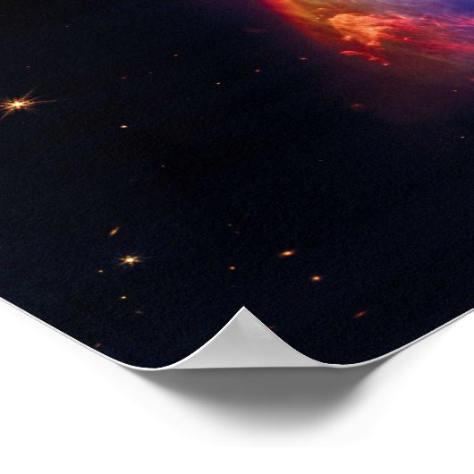 James Webb Space Telescope Protostar L1527 Poster (Ecke)