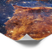 James Webb Space Telescope-Säulen der Schöpfung Poster (Ecke)