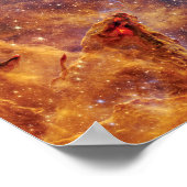 James Webb Space Telescope-Säulen der Schöpfung Poster (Ecke)