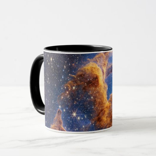 James Webb Space Telescope-Säulen der Schöpfung Tasse (Vorderseite Links)