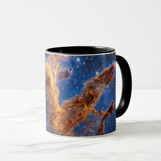 James Webb Space Telescope-Säulen der Schöpfung Tasse (VorderseiteRechts)