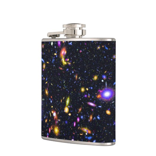 James Webb Space Telescope Simulation - Pop Art Flachmann (Links)