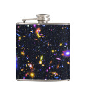 James Webb Space Telescope Simulation - Pop Art Flachmann (Vorderseite)