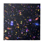 James Webb Space Telescope Simulation - Pop Art Fliese (Vorderseite)