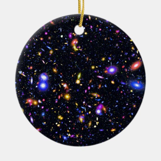 James Webb Space Telescope Simulation - Pop Art Keramik Ornament (Vorne)
