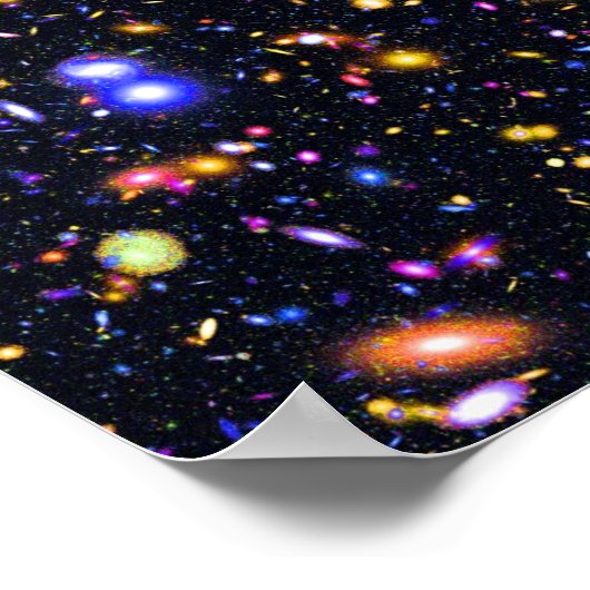 James Webb Space Telescope Simulation - Pop Art Poster (Ecke)