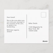 James Webb Space Telescope Tarantula Nebula NIRCam Postkarte (Rückseite)