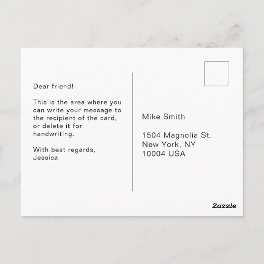 James Webb Space Telescope Tarantula Nebula NIRCam Postkarte (Rückseite)