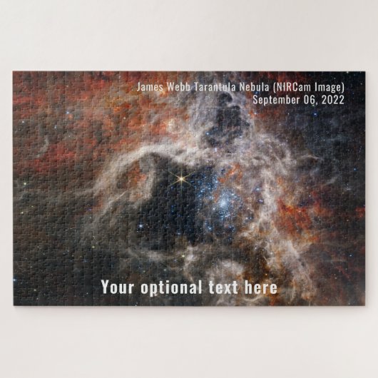James Webb Space Telescope Tarantula Nebula NIRCam Puzzle (Horizontal)