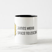 James Webb Space Telescope Yellow Mirro Custom Zweifarbige Tasse (Mittel)