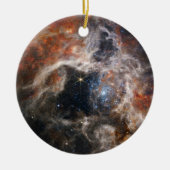 James Webb Tarantula Nebula Hi-Res 2022 Weihnachte Keramik Ornament (Vorne)