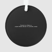 James Webb Tarantula Nebula Hi-Res 2022 Weihnachte Ornament (Rückseite)