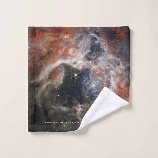 James Webb Tarantula Nebula Hi-Res Image 2022 Badhandtuch Set (Waschlappen)