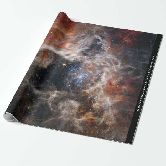 James Webb Tarantula Nebula Hi-Res Image 2022 Geschenkpapier (Ungerollt)
