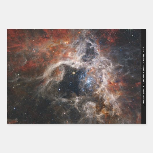 James Webb Tarantula Nebula Hi-Res Image 2022 Geschenkpapier Set (Vorderseite)