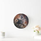 James Webb Tarantula Nebula Hi-Res Image 2022 Runde Wanduhr (Zuhause)