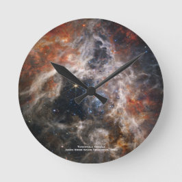 James Webb Tarantula Nebula Hi-Res Image 2022 Runde Wanduhr