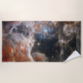 James Webb Tarantula Nebula Hi-Res Image 2022 Strandtuch (Vorderseite)