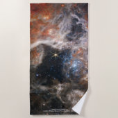 James Webb Tarantula Nebula Hi-Res Image 2022 Strandtuch (Vorderseite)