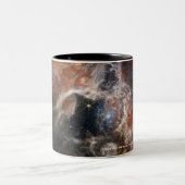 James Webb Tarantula Nebula Hi-Res Image 2022 Zweifarbige Tasse (Mittel)