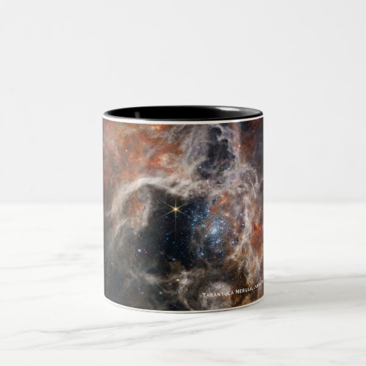 James Webb Tarantula Nebula Hi-Res Image 2022 Zweifarbige Tasse (Mittel)