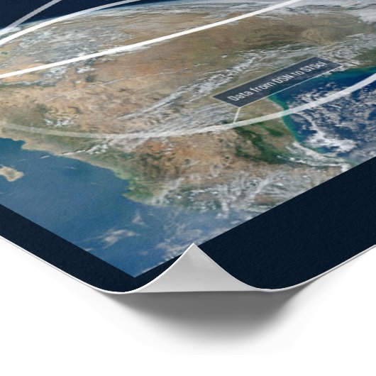 James Webb Telescope Data Components Poster (Ecke)