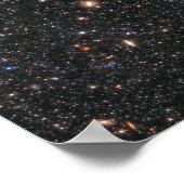 James Webb Telescope Dwarf Galaxy Poster (Ecke)