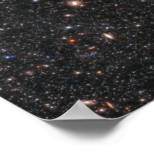James Webb Telescope Dwarf Galaxy Poster (Ecke)