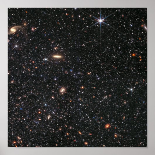 James Webb Telescope Dwarf Galaxy Poster (Vorne)
